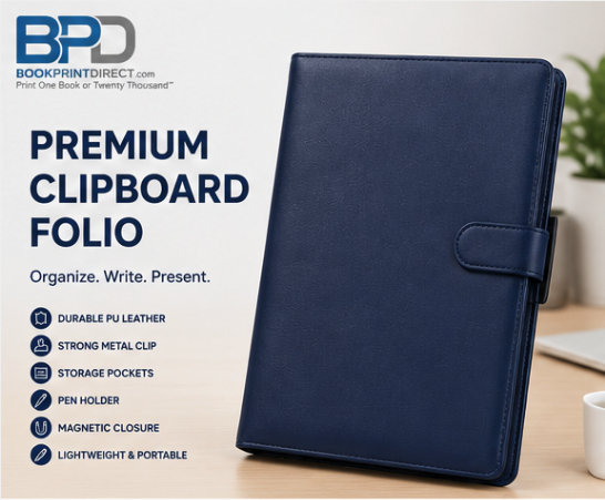 Executive Clipboard Portfolio with Storage